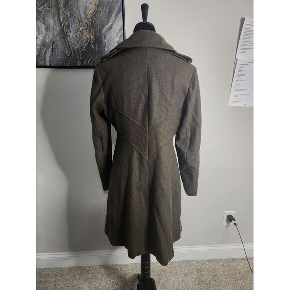 JLO by Jennifer Lopez Olive Green Military Style Coat – Size M - Picture 2 of 4